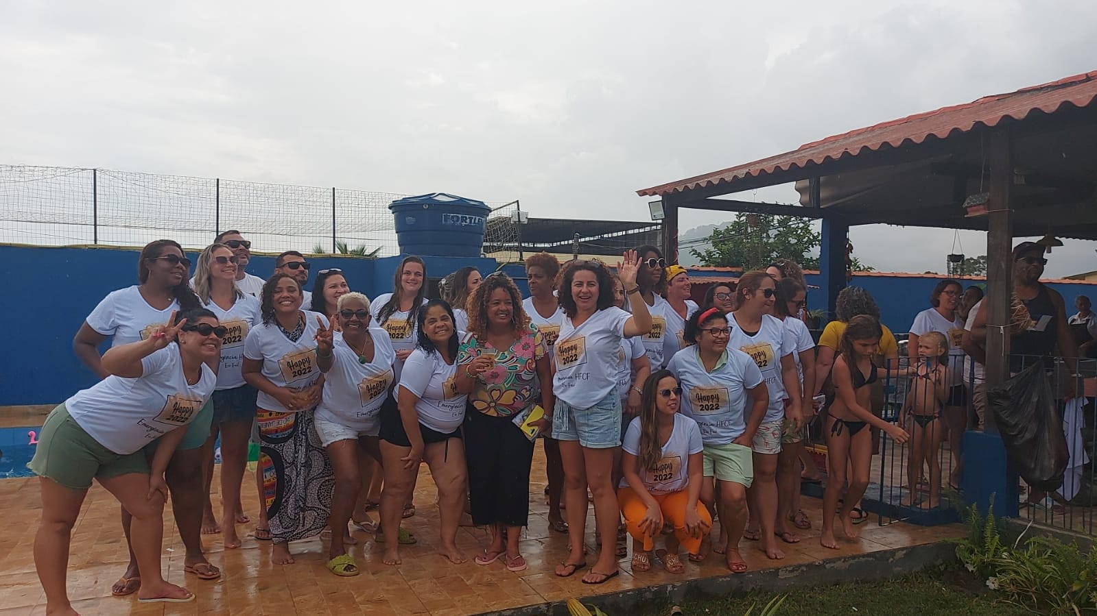 Registro do futebol feminino com participação da Enfermeira Rejane